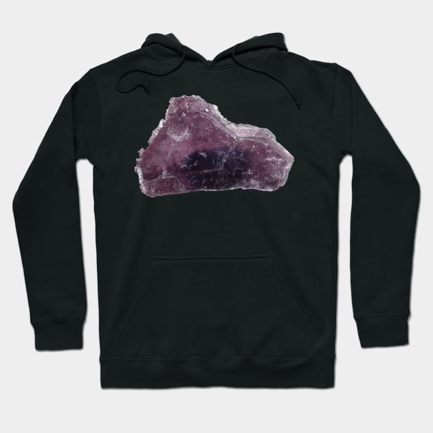 Lepidolite Mineral Sample Hoodie by seekingcerulean